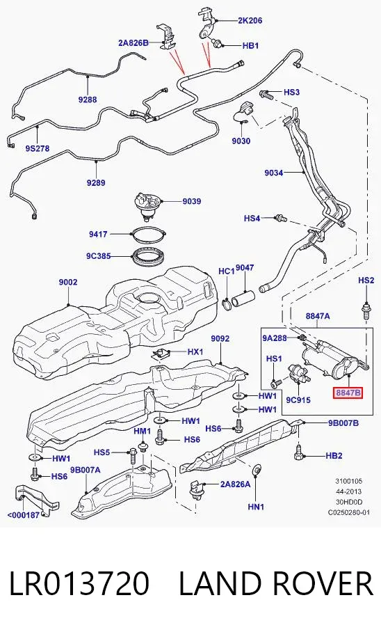  LR013720 Land Rover