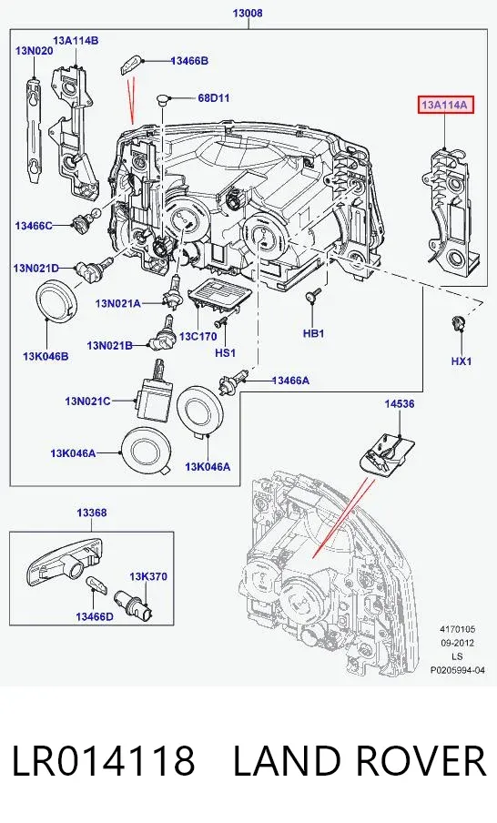  LR014118 Land Rover
