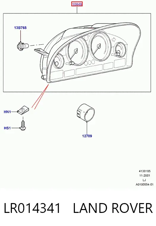 Панель приборов LR014341 Land Rover