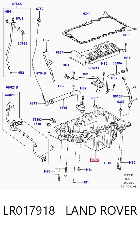  LR017918 Land Rover