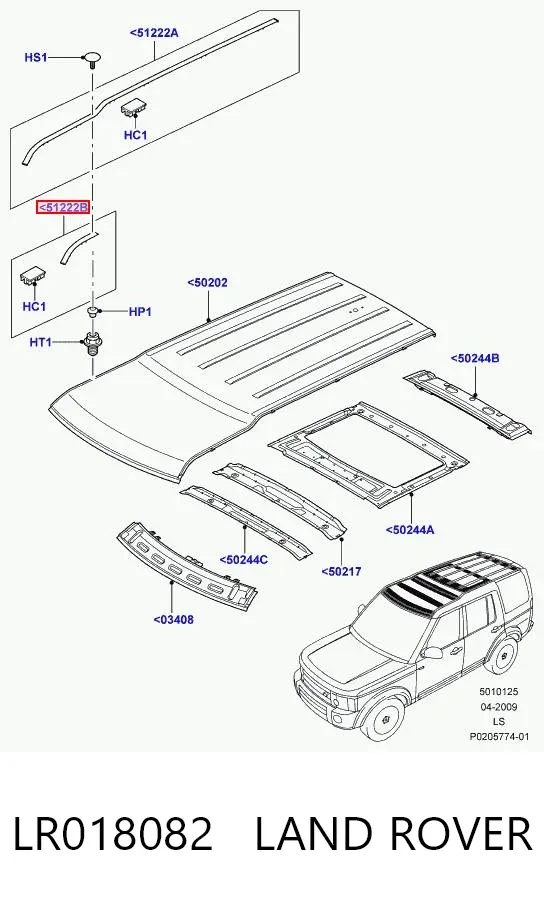  LR018082 Land Rover