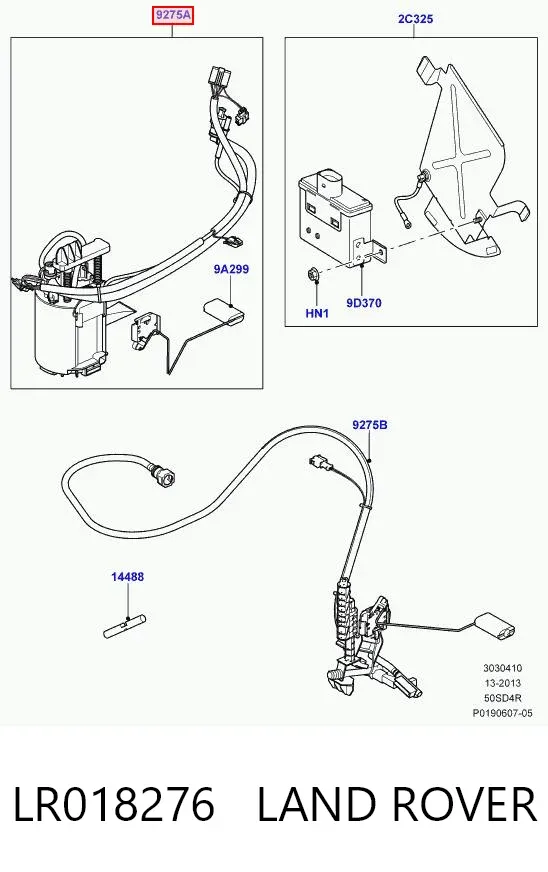 Бензонасос LR018276 Land Rover