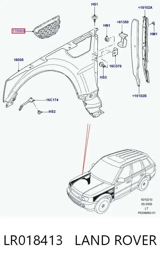  LR018413 Land Rover