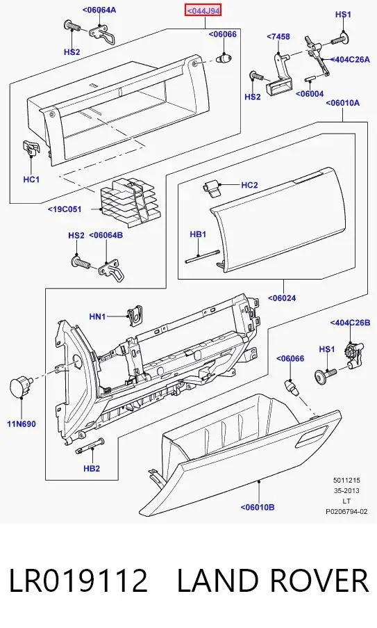  LR019112 Land Rover