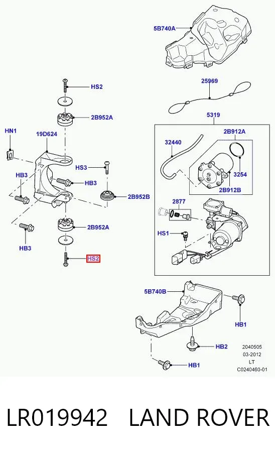  LR019942 Land Rover