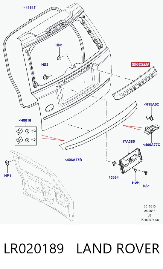  LR020189 Land Rover
