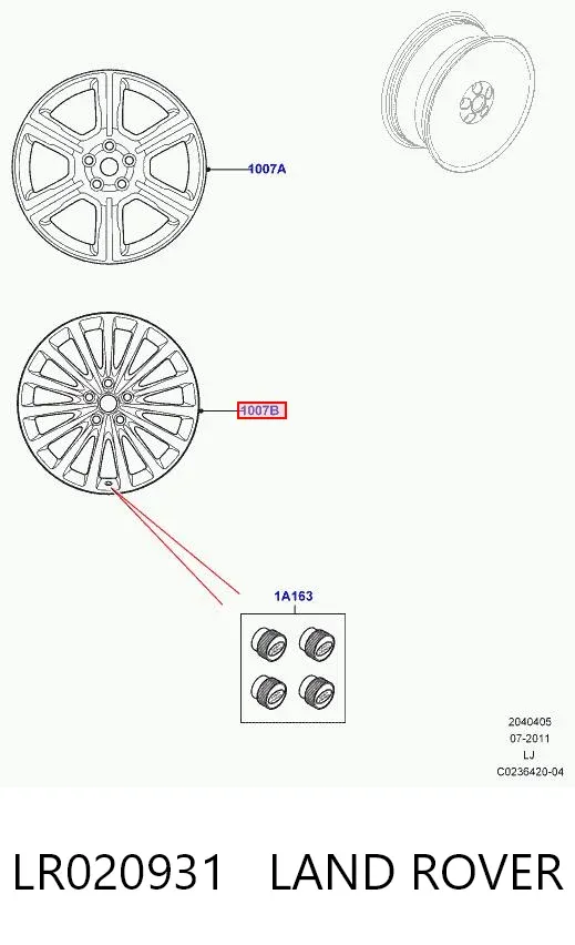  LR020931 Land Rover