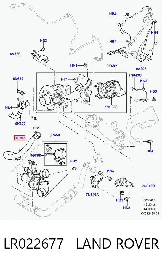  LR022677 Land Rover