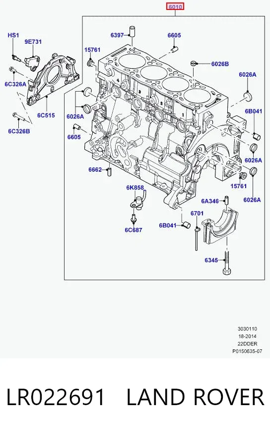  LR022691 Land Rover