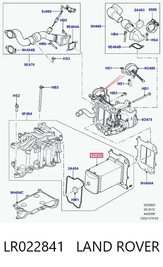  LR022841 Land Rover