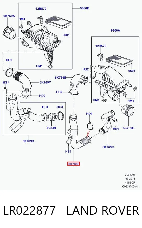  LR022877 Land Rover