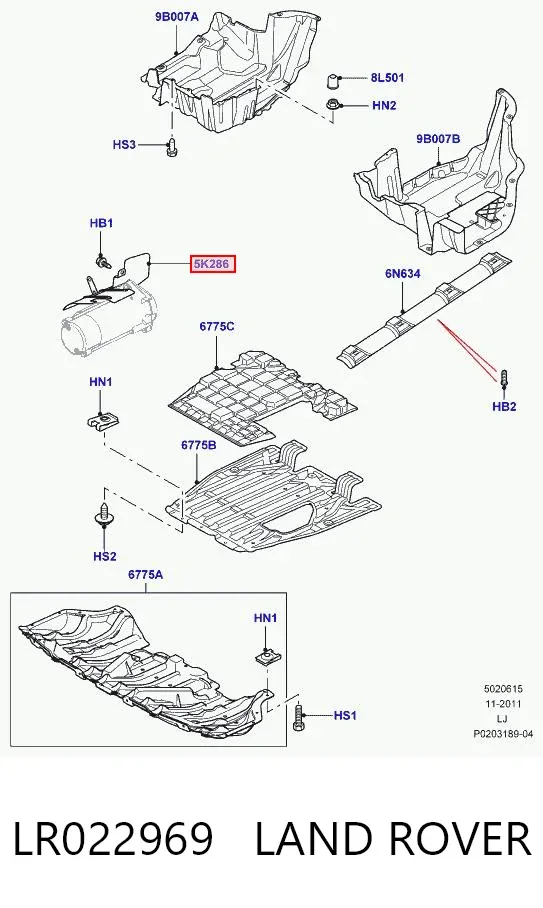  LR022969 Land Rover