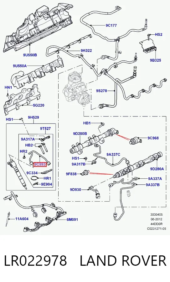  LR022978 Land Rover