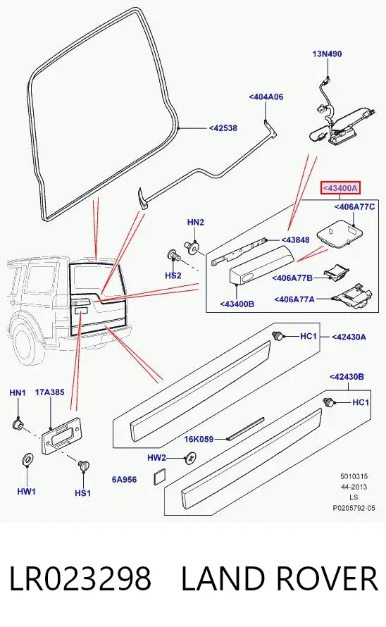  LR023298 Land Rover