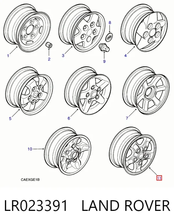  LR023391 Land Rover