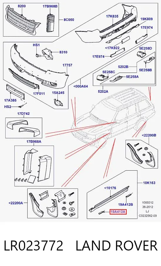  LR023772 Land Rover