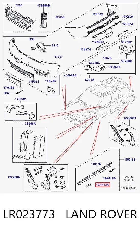  LR023773 Land Rover