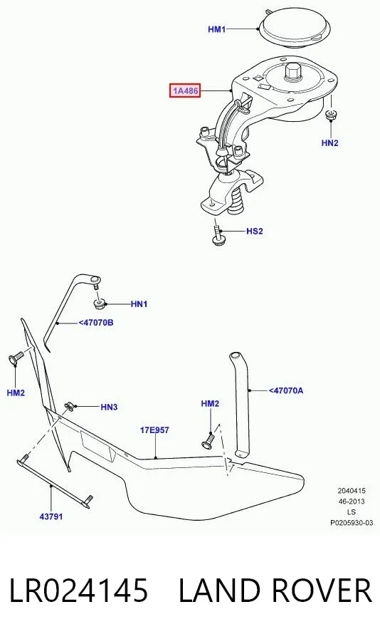 Лебедка запасного колеса LR024145 Land Rover
