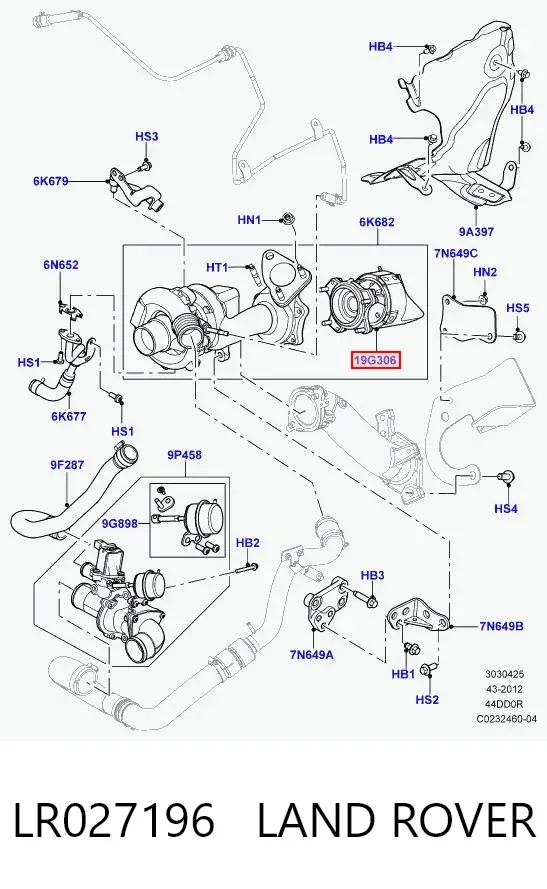  LR027196 Land Rover