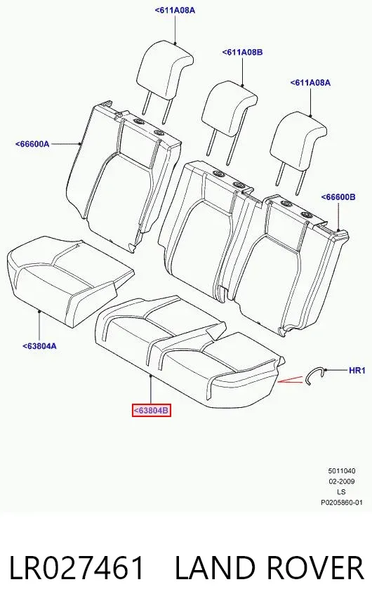  LR027461 Land Rover