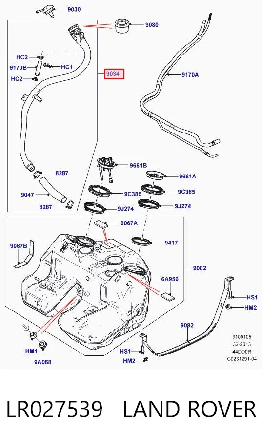  LR027539 Land Rover