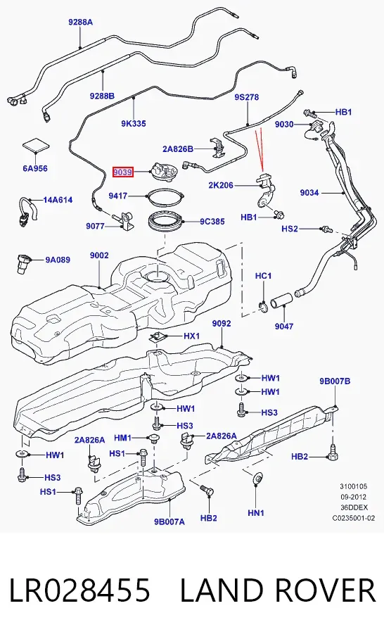  LR028455 Land Rover