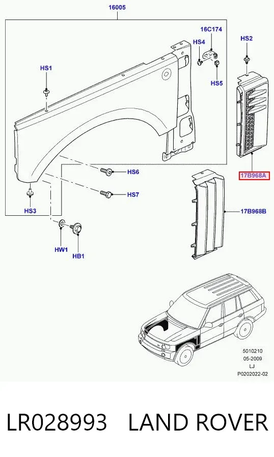  LR028993 Land Rover