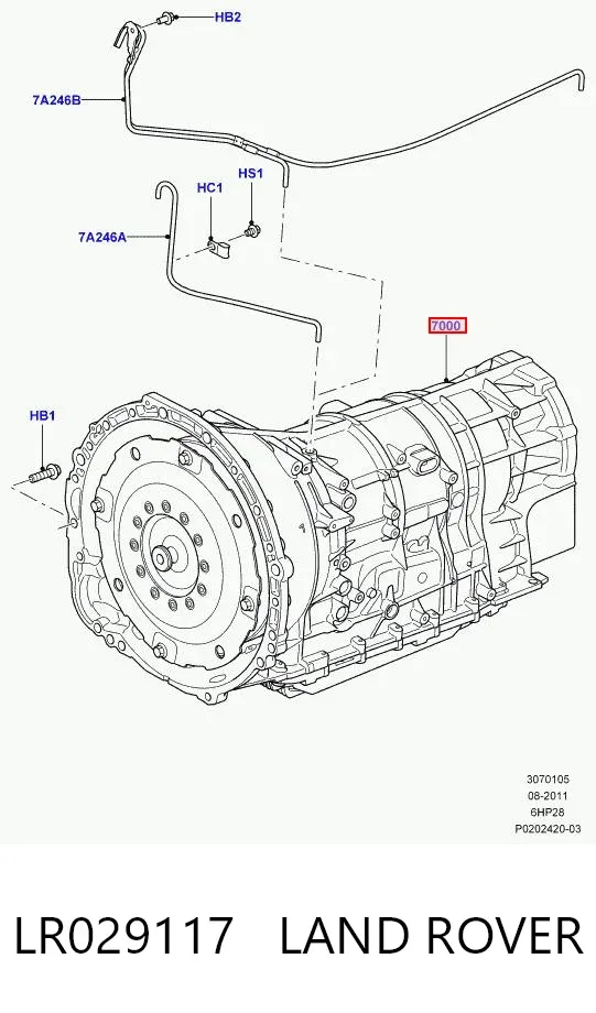 АКПП LR029117 Land Rover