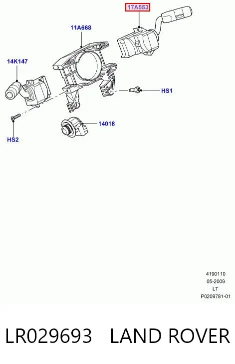  LR029693 Land Rover