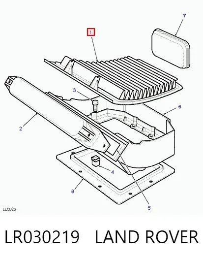 Фильтр салона LR030219 Land Rover