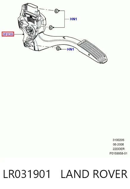  LR031901 Land Rover
