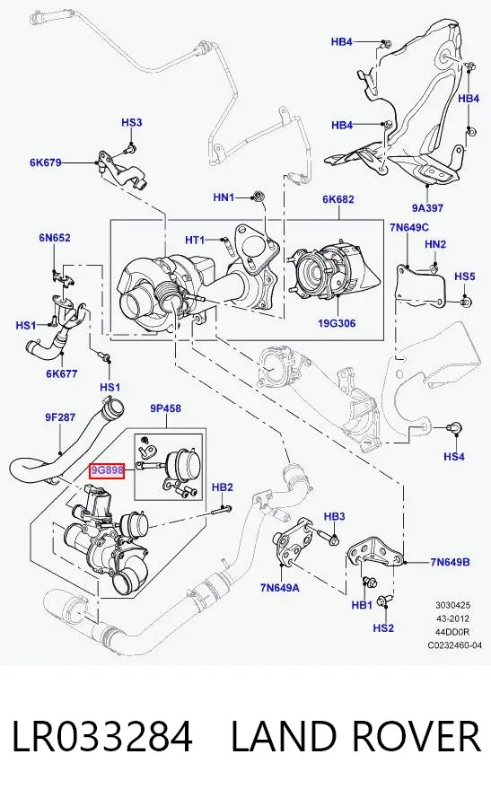  LR033284 Land Rover