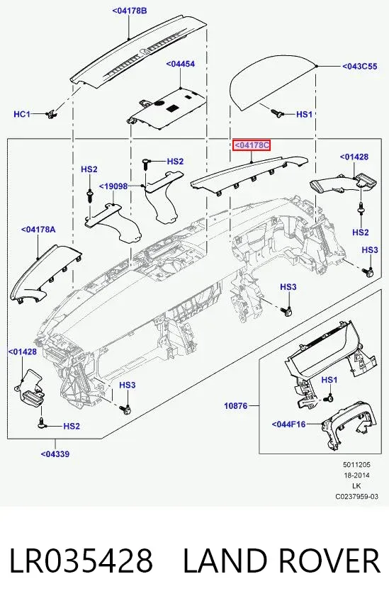  LR035428 Land Rover