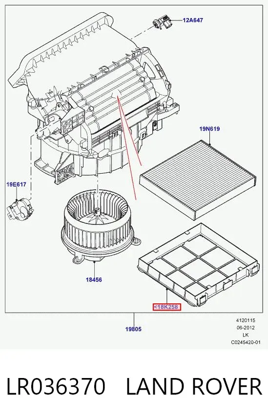  LR036370 Land Rover