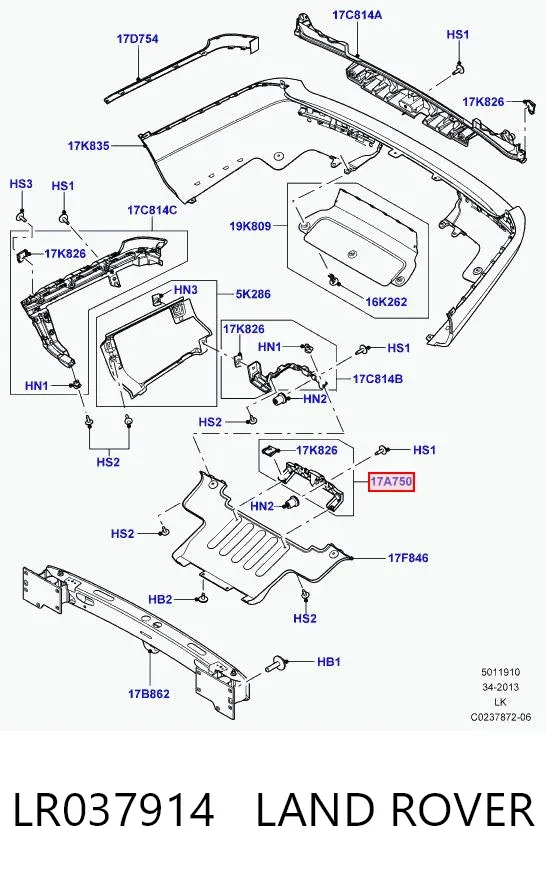  LR037914 Land Rover