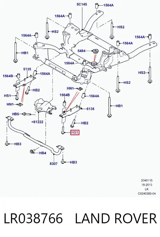  LR038766 Land Rover