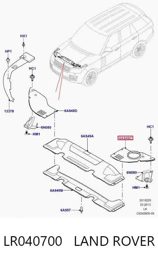  LR040700 Land Rover
