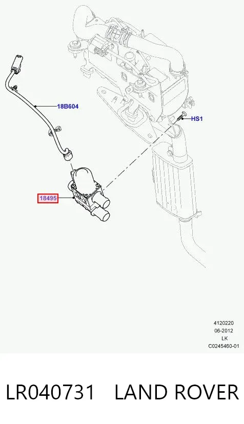 Регулирующий клапан охлаждающей жидкости 31322093 Volvo