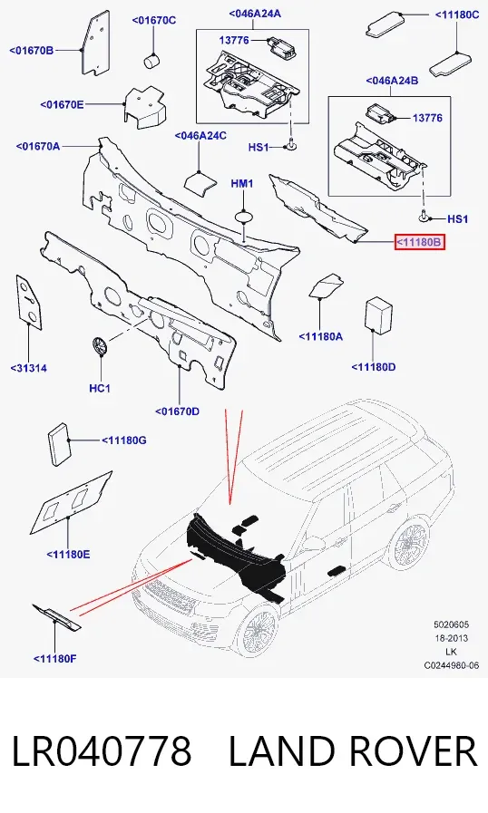  CPLAC2159DB Land Rover
