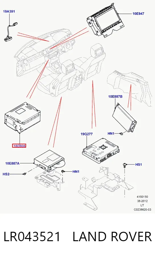  LR043521 Land Rover