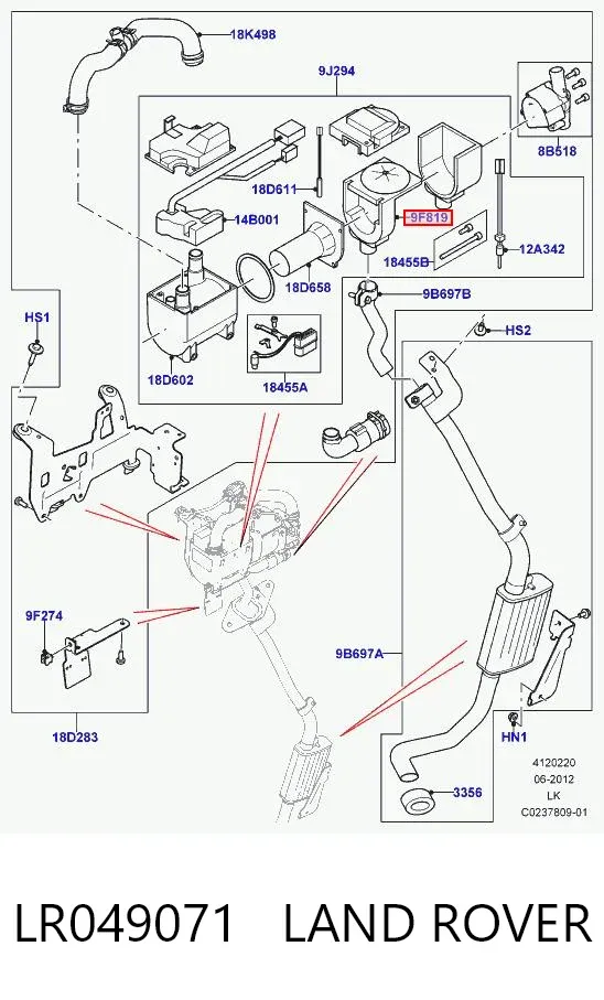  LR049071 Land Rover