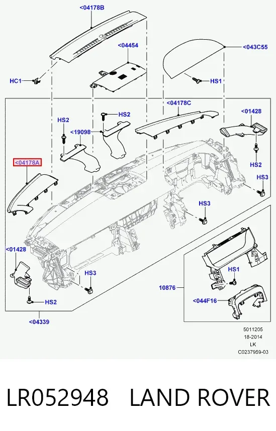  LR052948 Land Rover