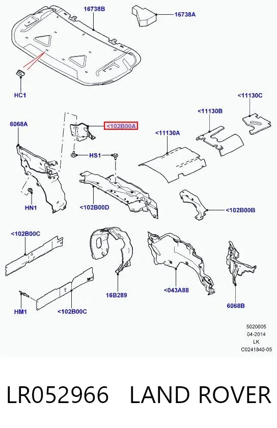  LR052966 Land Rover