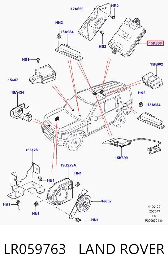  LR059763 Land Rover