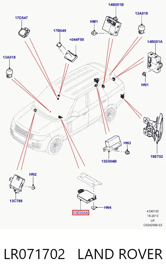  LR071702 Land Rover
