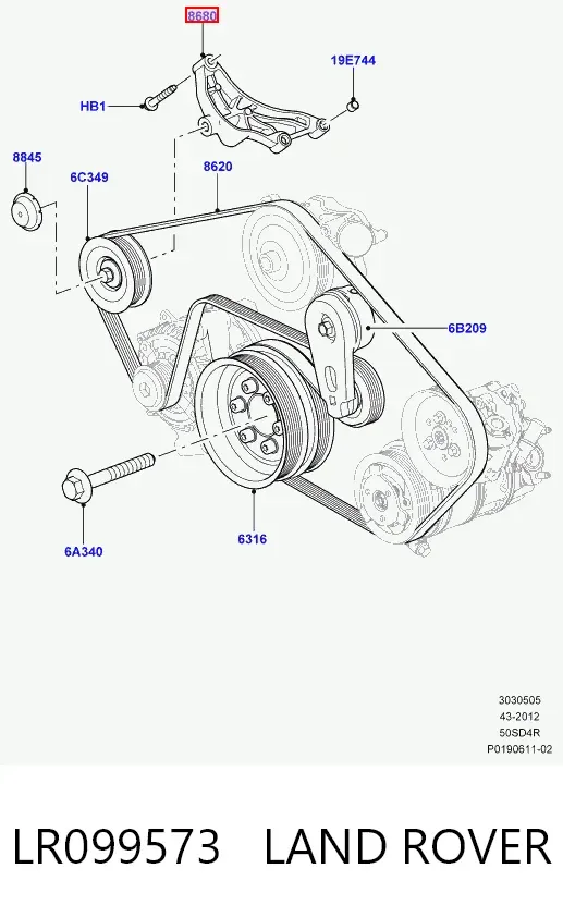  LR099573 Land Rover