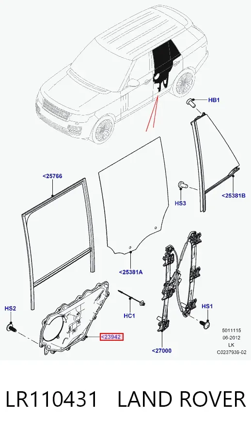  LR110431 Land Rover