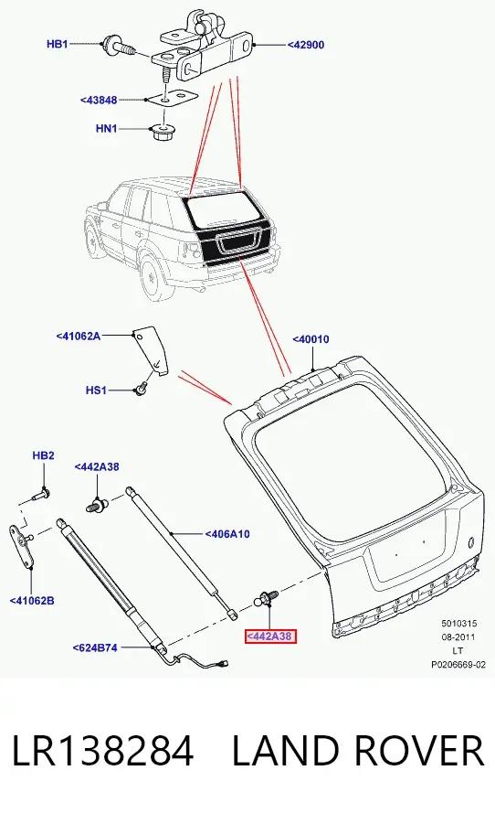  LR138284 Land Rover