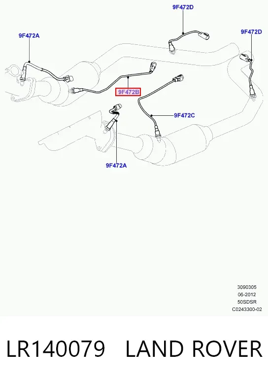 Лямбда зонд LR140079 Land Rover