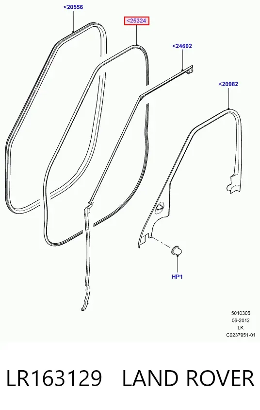  LR163129 Land Rover
